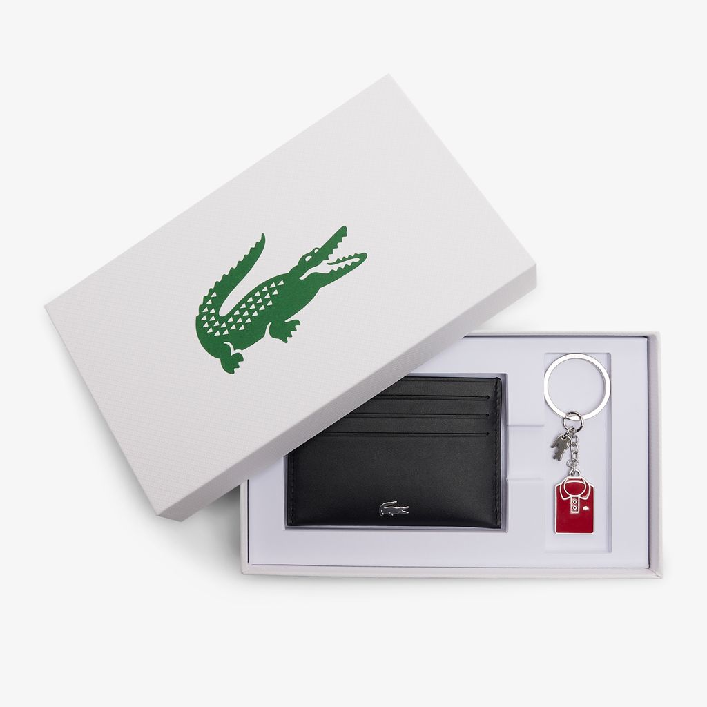 Bộ Ví Đựng Thẻ Và Móc Chìa Khóa Lacoste Nam FG