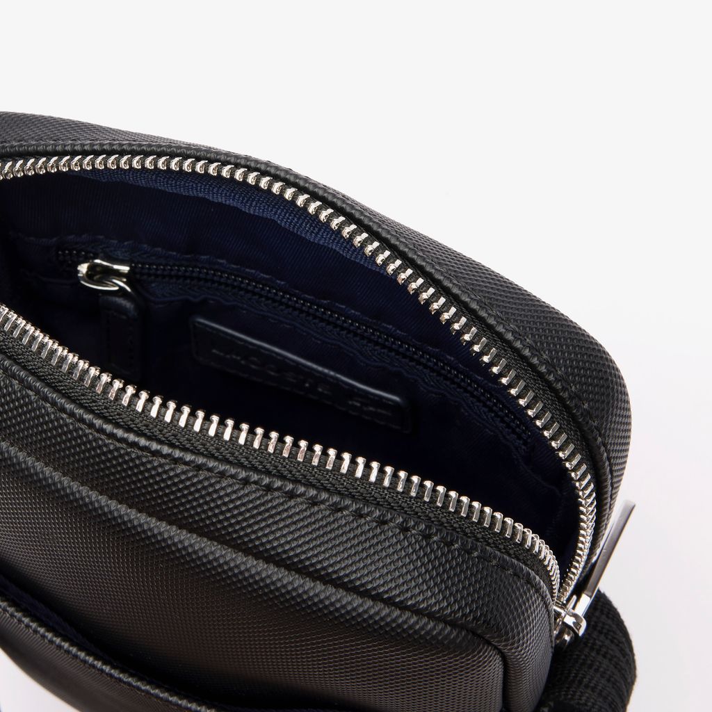 Túi Đeo Chéo Lacoste Nam Cổ Điển Đứng Dáng Hiệu Ứng Piqué