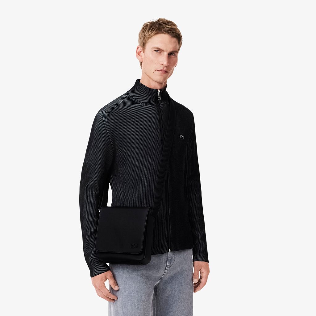 Túi Đeo Chéo Lacoste Nam Cổ Điển Có Nắp Gập