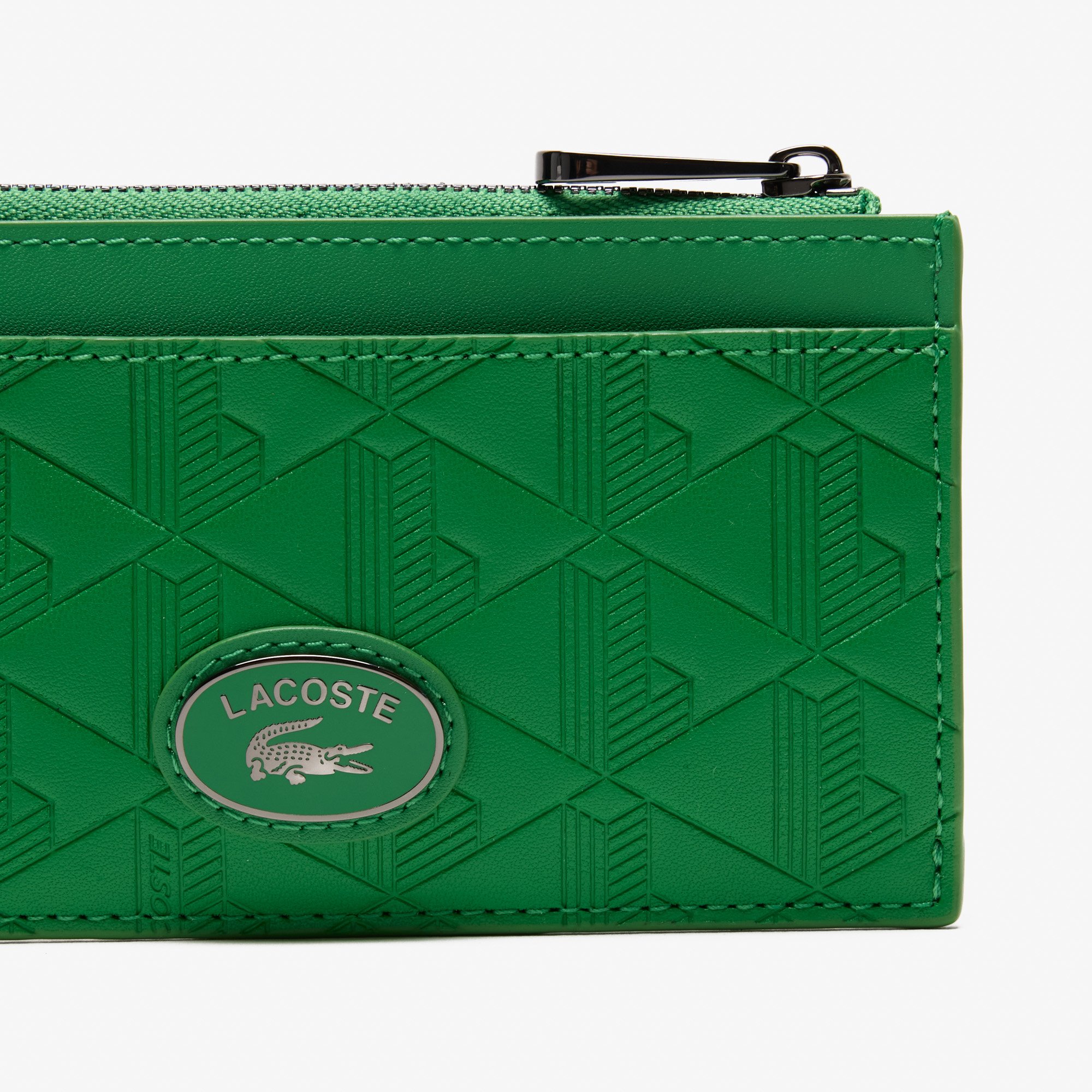 Ví Đựng Thẻ Lacoste Nam Nomogramme Công Nghệ Bảo Vệ RFID Có Khóa Kéo