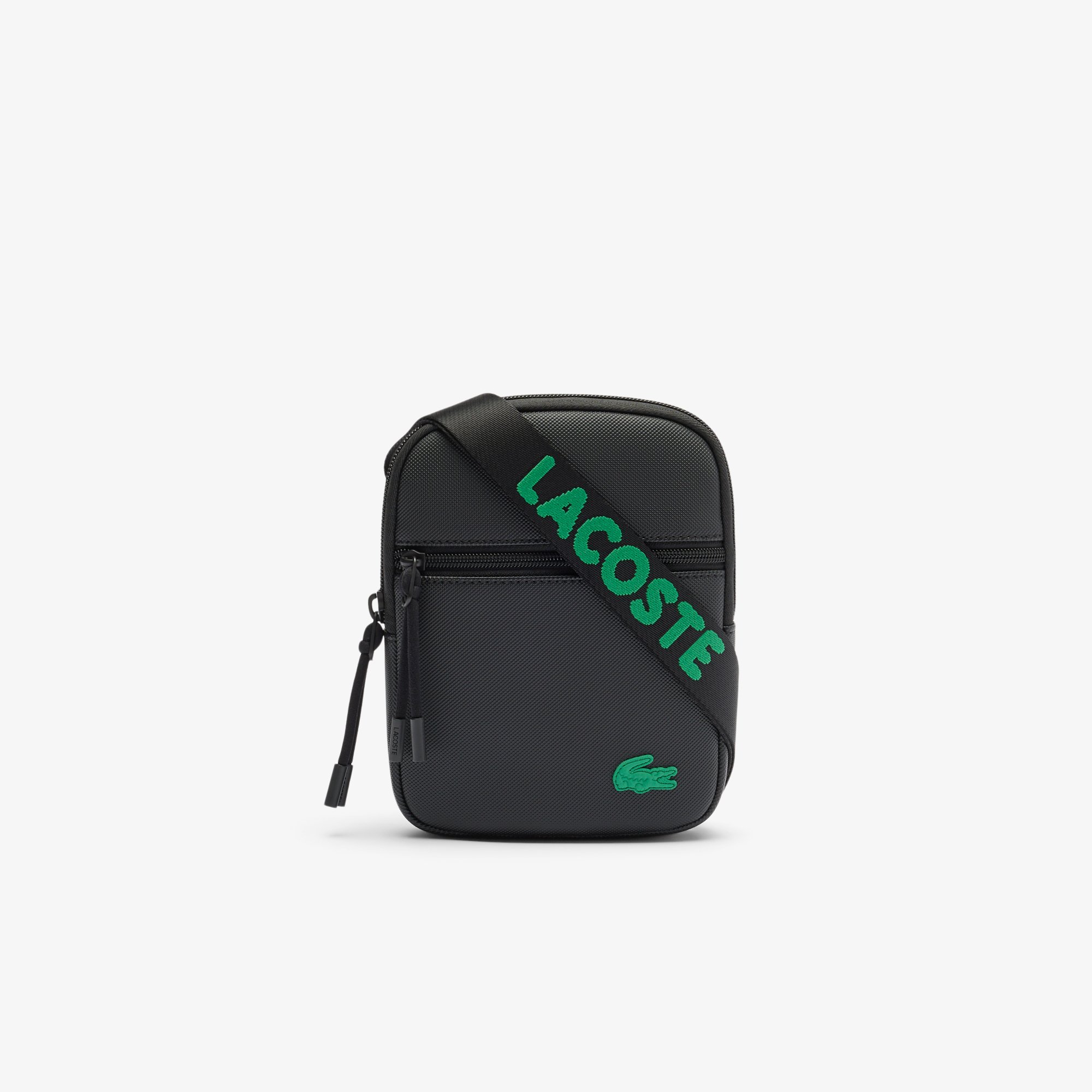 Túi Đeo Chéo Lacoste Nam Slimline LCST Chất Liệu Petit Piqué Cỡ Nhỏ