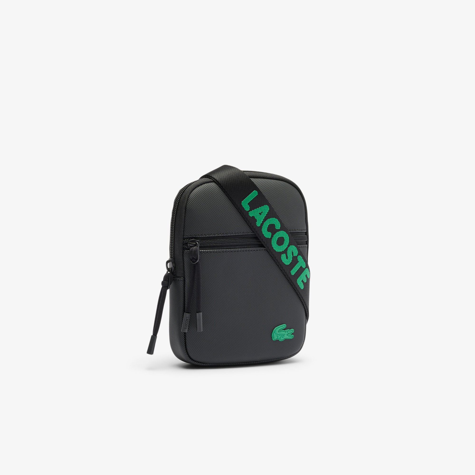 Túi Đeo Chéo Lacoste Nam Slimline LCST Chất Liệu Petit Piqué Cỡ Nhỏ