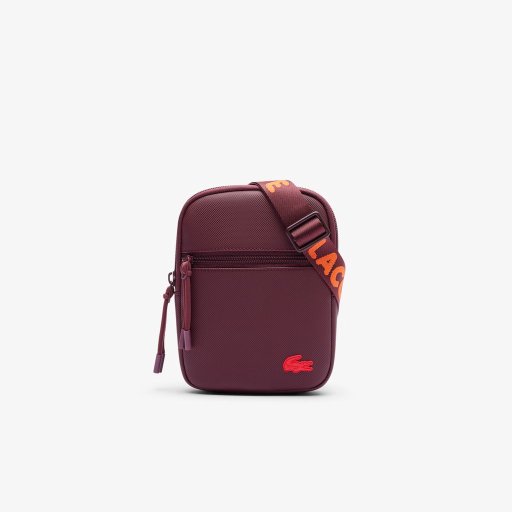 Túi Đeo Chéo Lacoste Nam Slimline LCST Chất Liệu Petit Piqué Cỡ Nhỏ