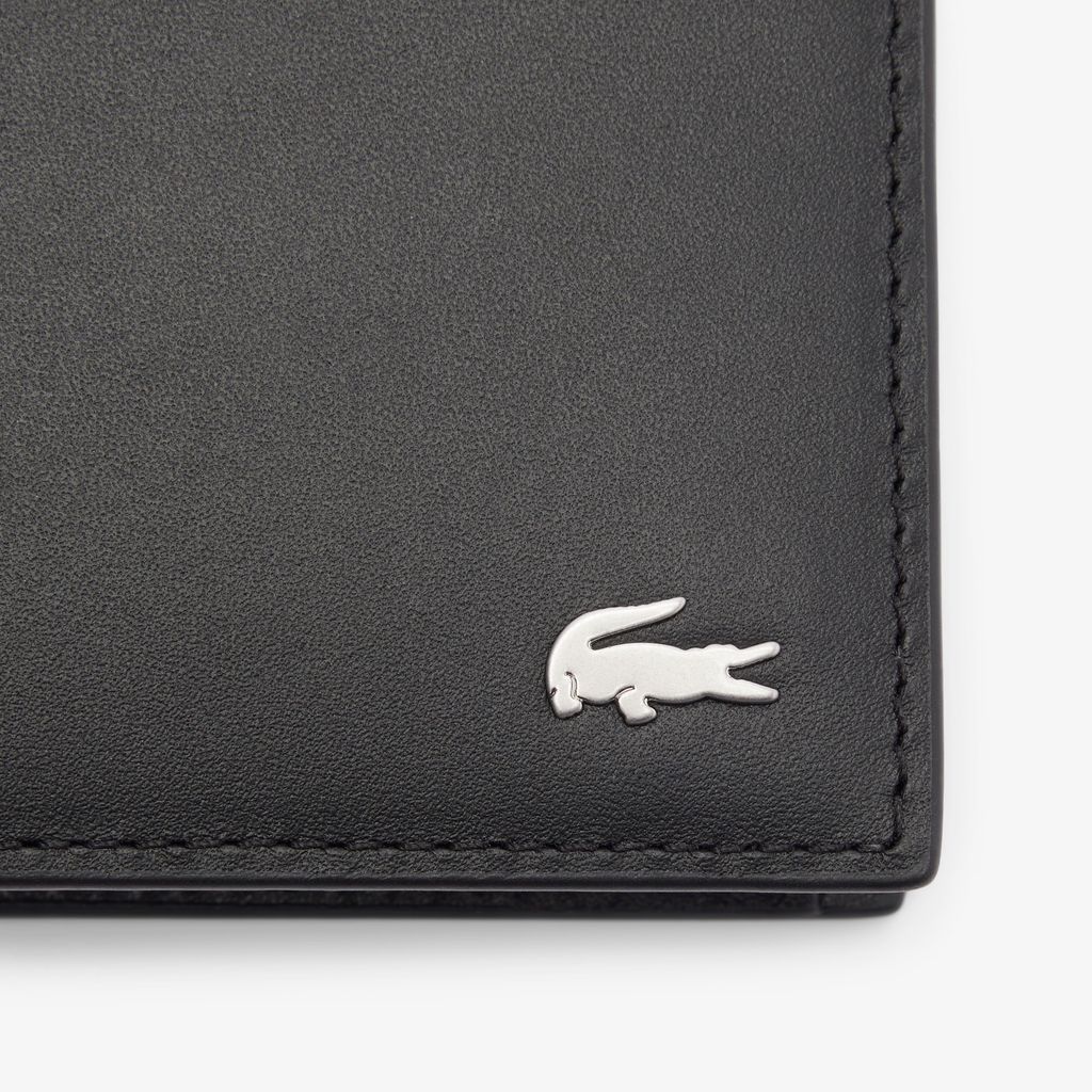 Ví Gập Lacoste Nam FG Chất Liệu Da Có Móc Khóa Cỡ Trung
