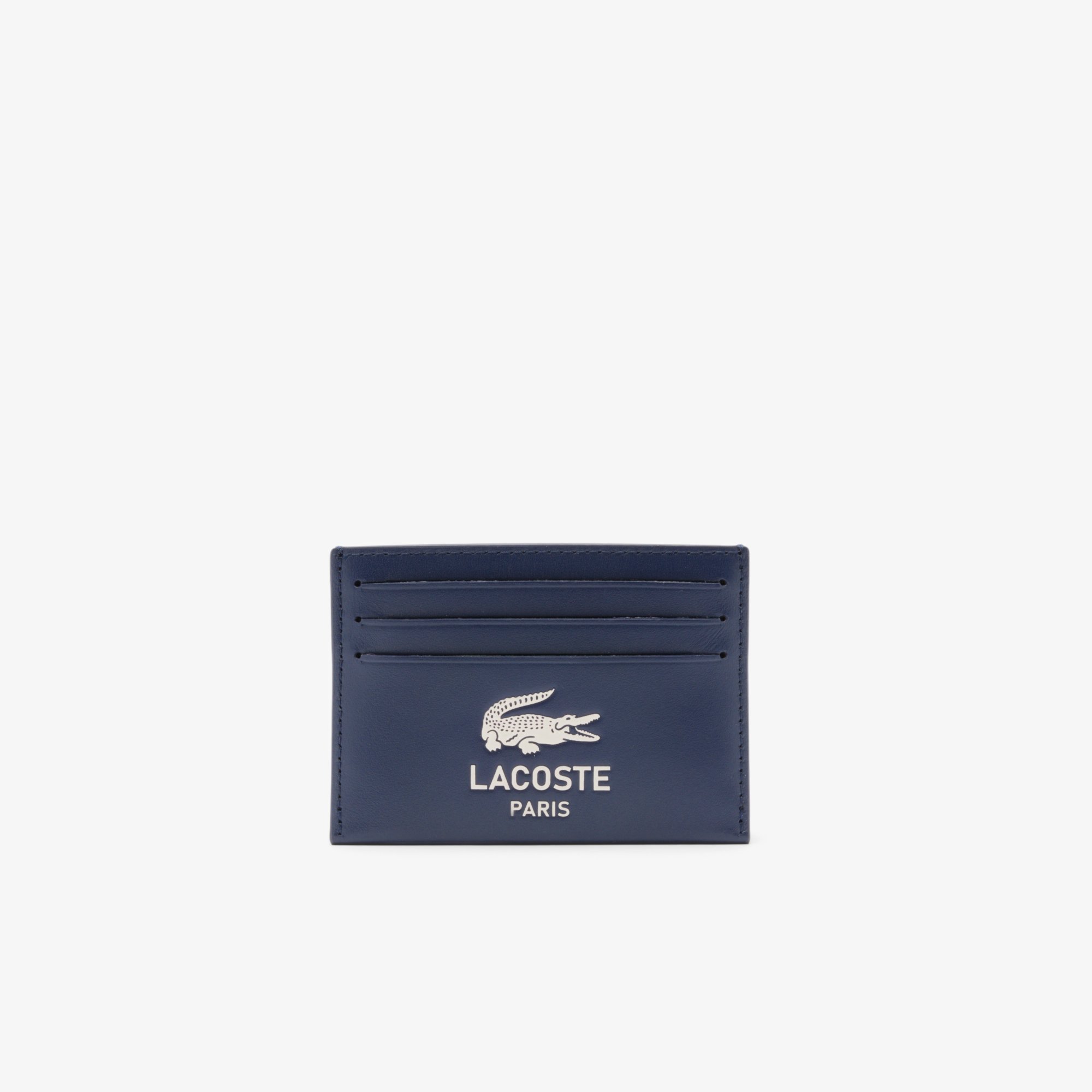 Ví Đựng Thẻ Lacoste Nam FG Chất Liệu Da Họa Tiết In