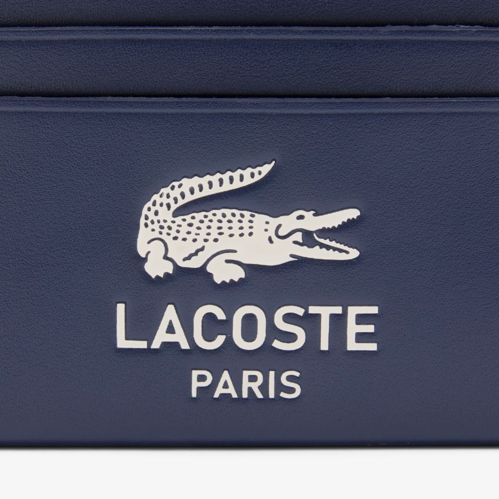 Ví Đựng Thẻ Lacoste Nam FG Chất Liệu Da Họa Tiết In