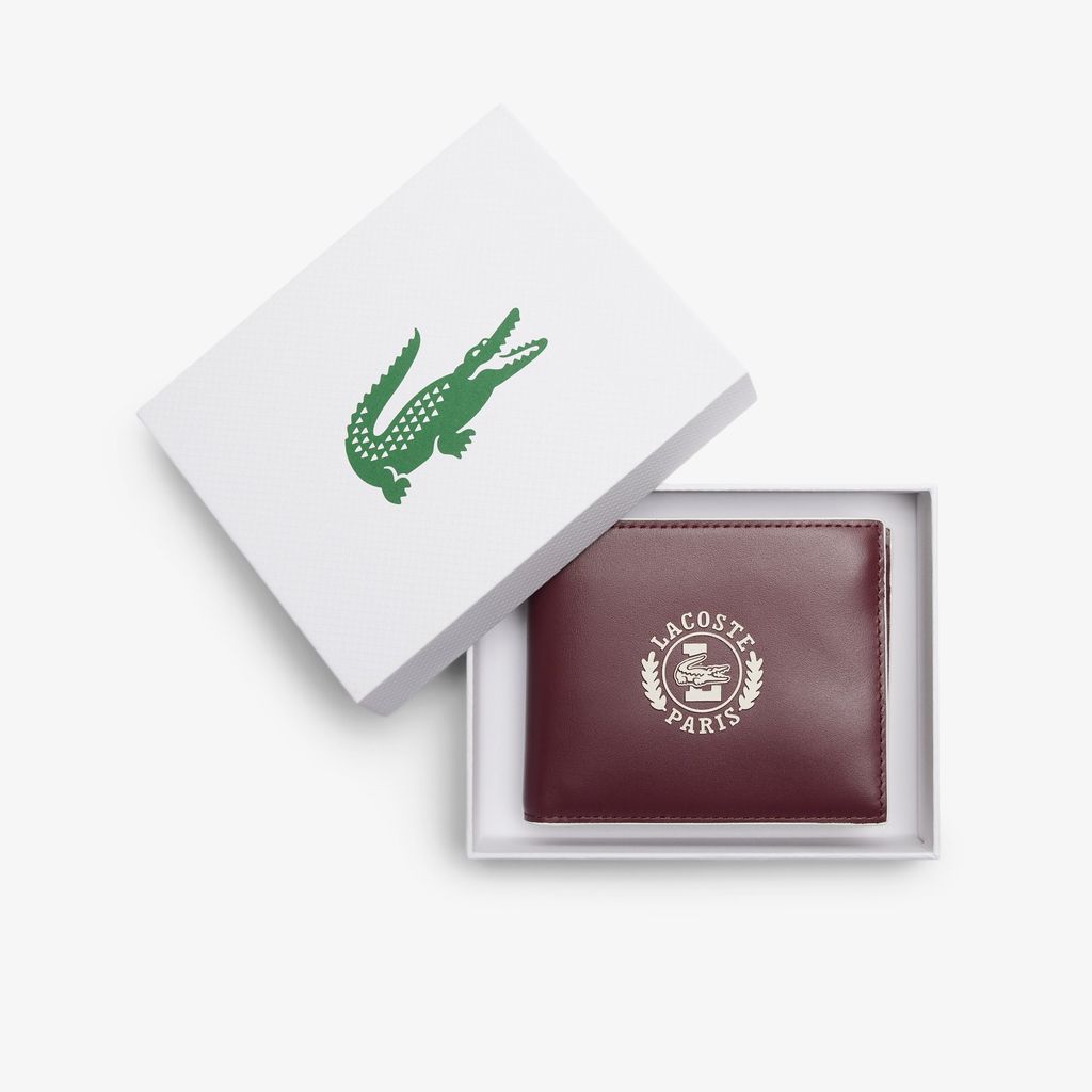 Đựng Tiền Xu Lacoste Nam FG Chất Liệu Da Có Logo Cỡ Trung