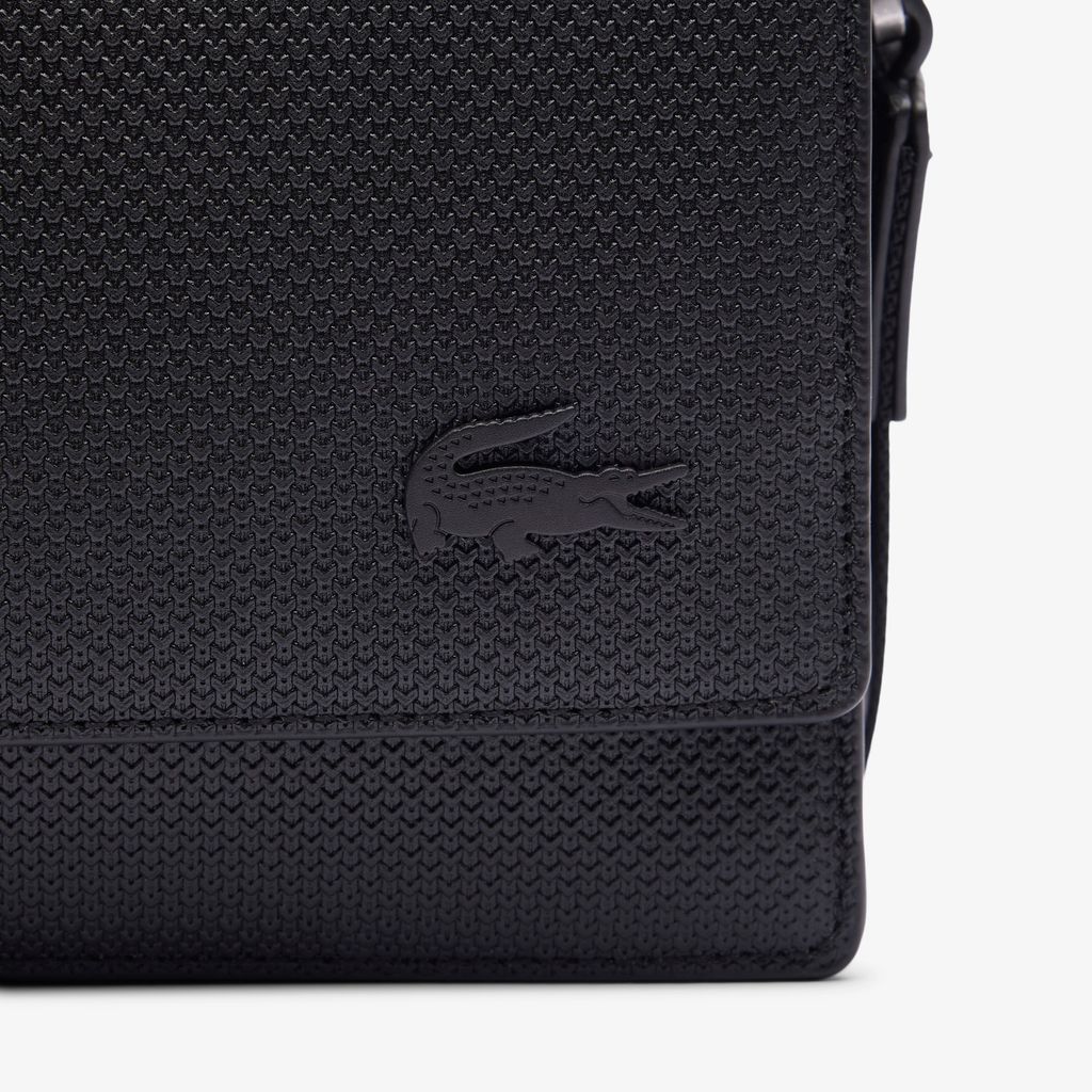Túi Nắp Gập Lacoste Unisex Chantaco Chất Liệu Da