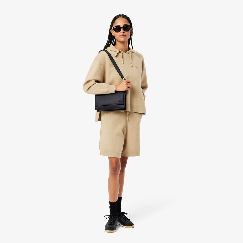 Túi Nắp Gập Lacoste Unisex Chantaco Chất Liệu Da