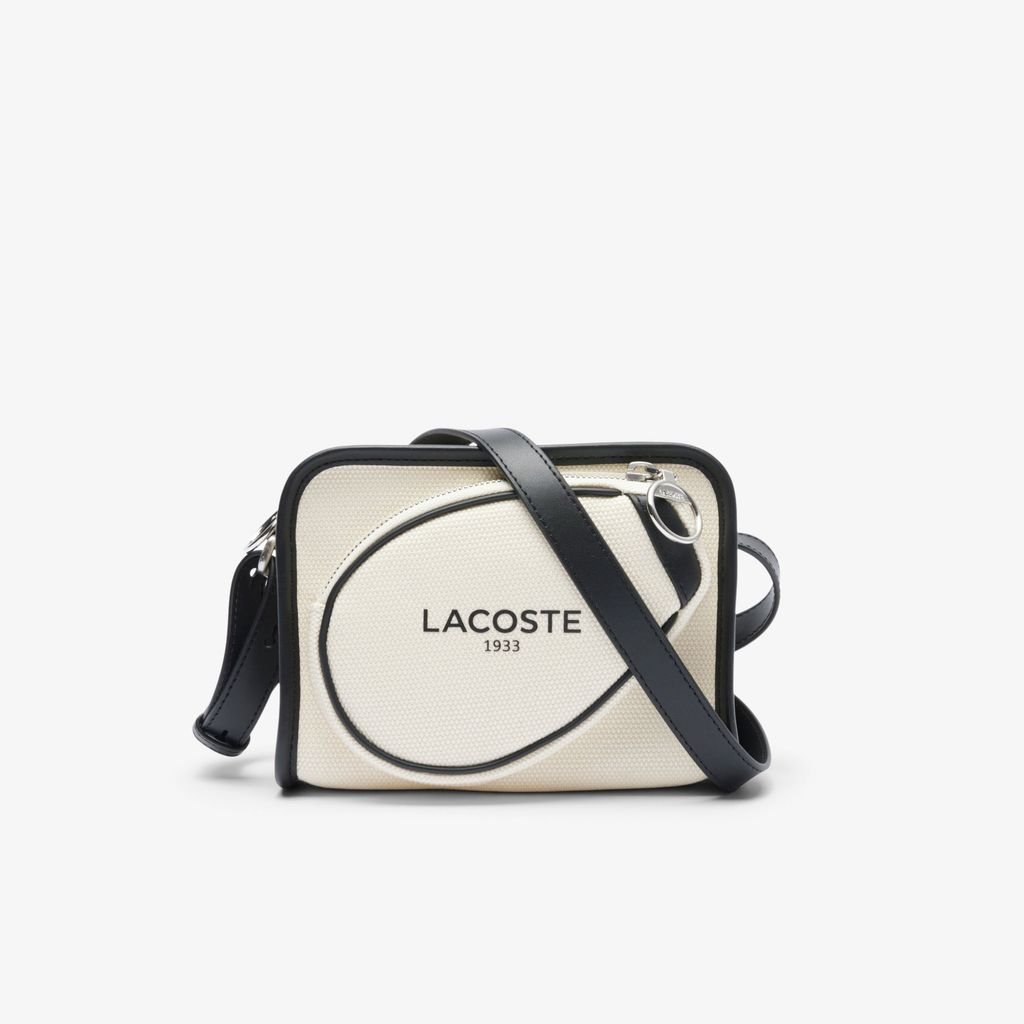 Túi Đeo Chéo Lacoste Unisex Phong Cách Tennis Chất Liệu Canvas
