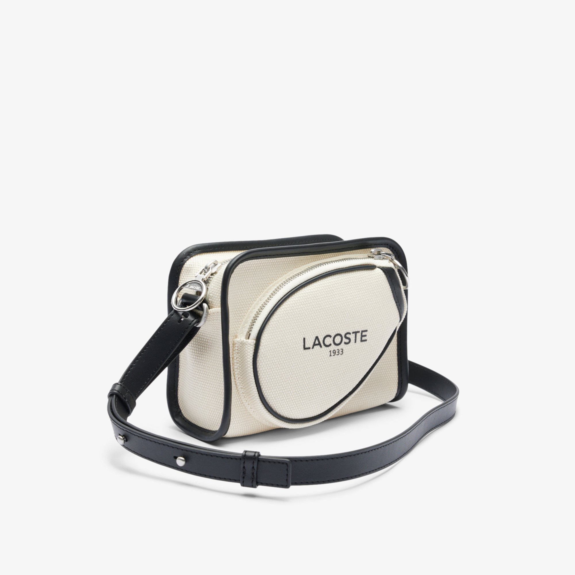 Túi Đeo Chéo Lacoste Unisex Phong Cách Tennis Chất Liệu Canvas