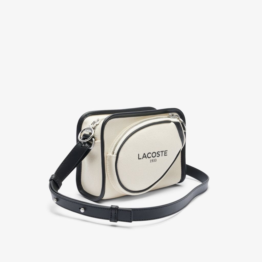 Túi Đeo Chéo Lacoste Unisex Phong Cách Tennis Chất Liệu Canvas
