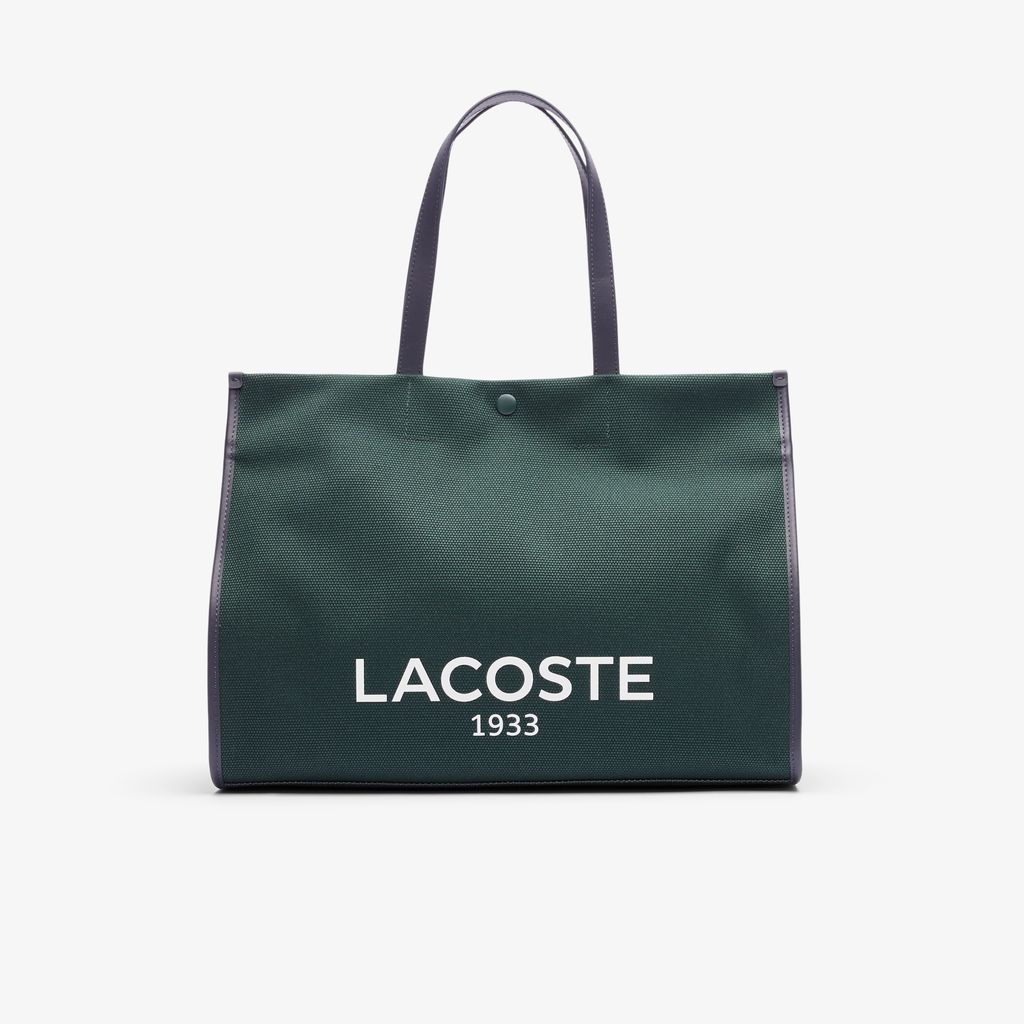 Túi Tote Lacoste Unisex Cỡ Lớn Chất Liệu Vải Canvas