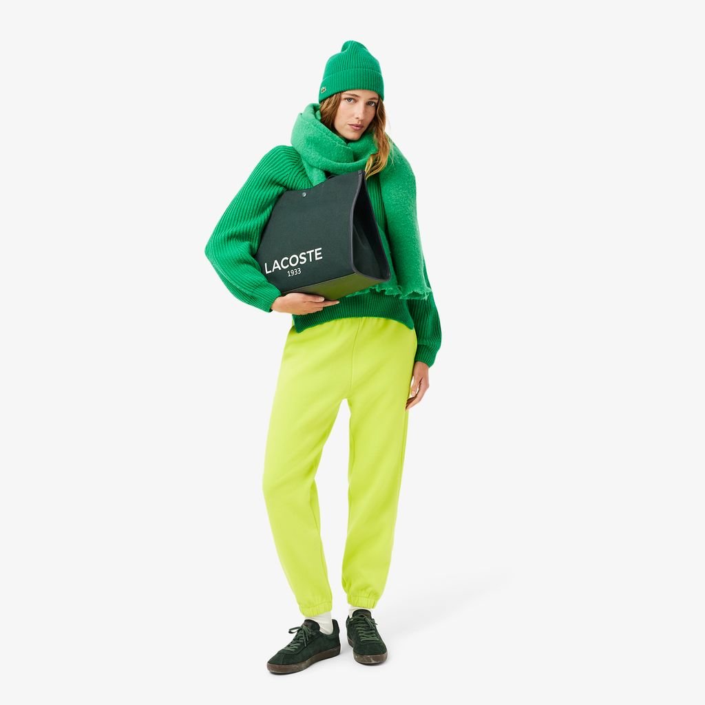 Túi Tote Lacoste Unisex Cỡ Lớn Chất Liệu Vải Canvas