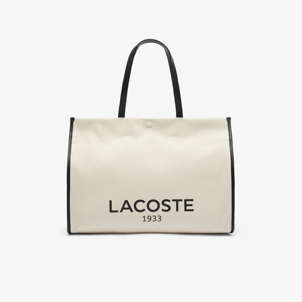 Túi Tote Lacoste Unisex Cỡ Lớn Chất Liệu Vải Canvas