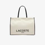 Túi Tote Lacoste Unisex Cỡ Lớn Chất Liệu Vải Canvas