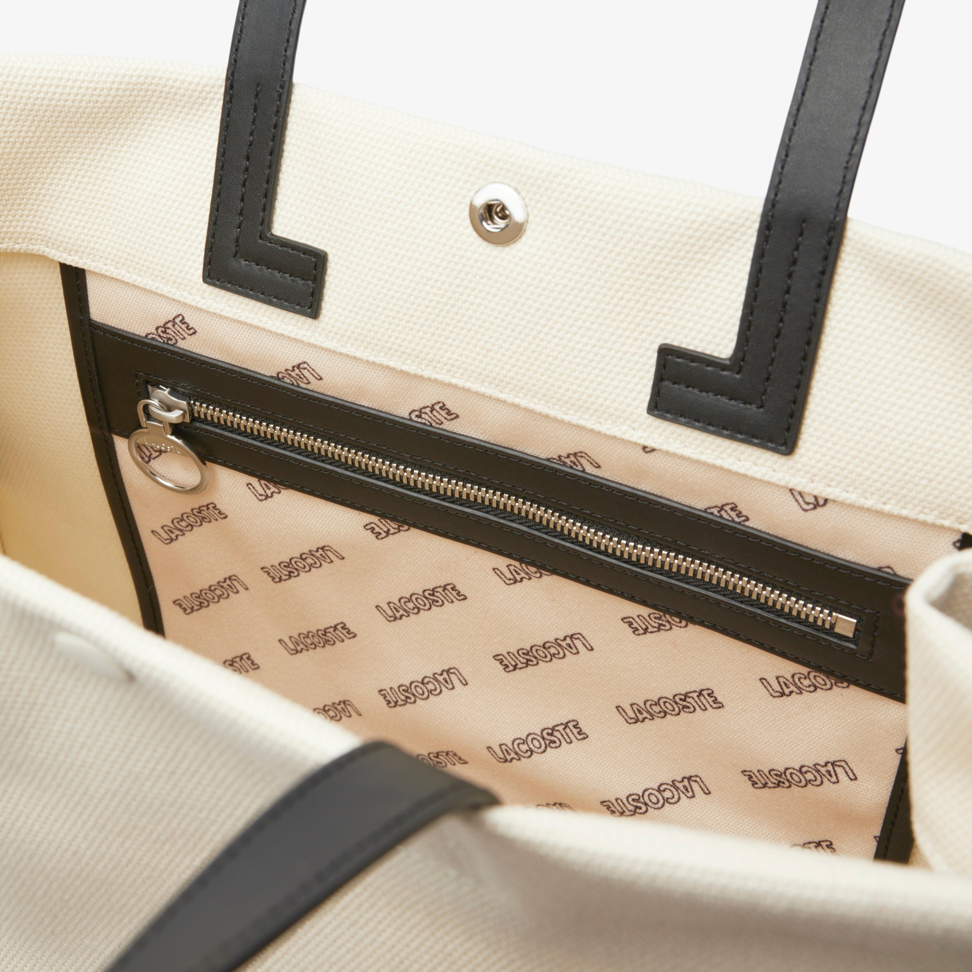 Túi Tote Lacoste Unisex Cỡ Lớn Chất Liệu Vải Canvas