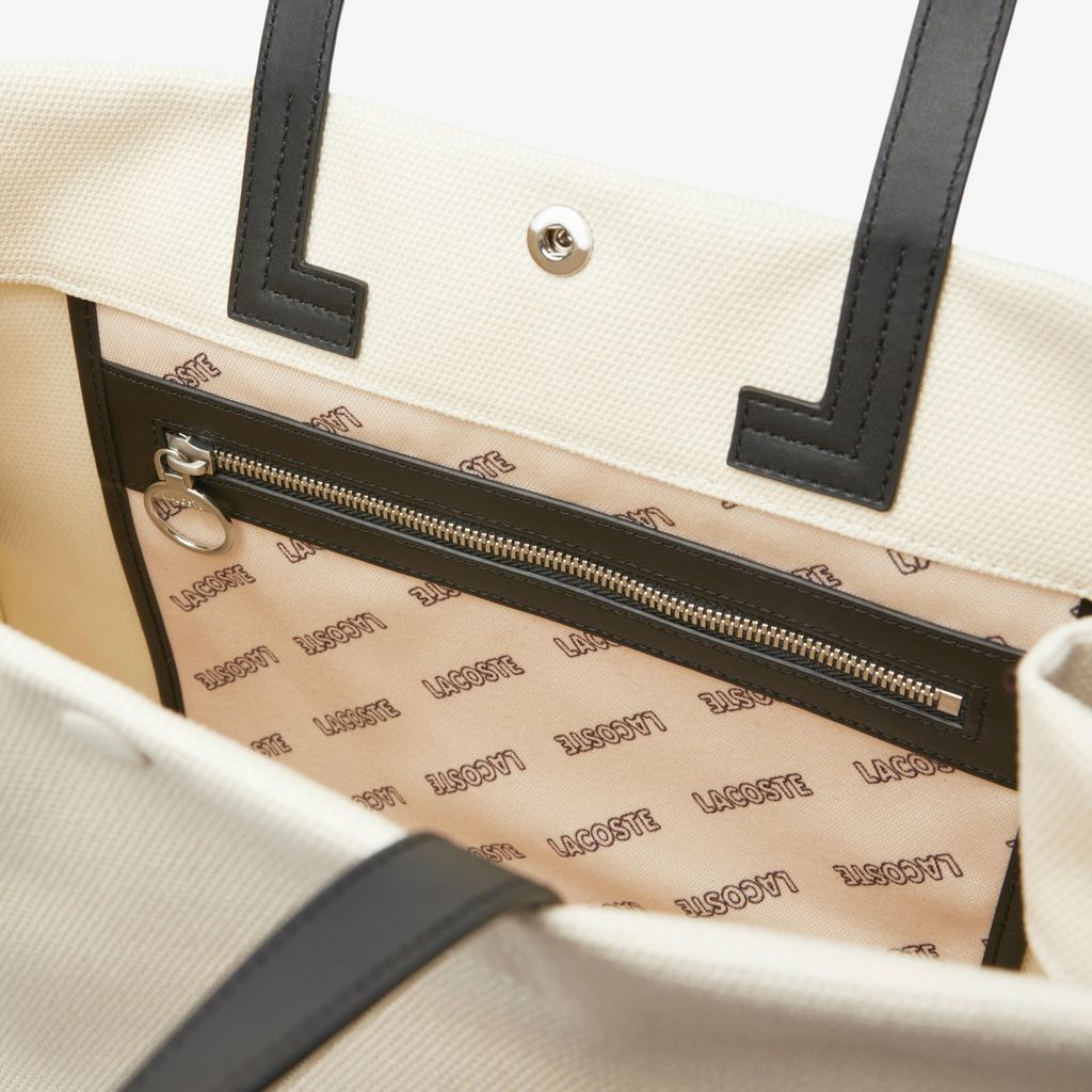 Túi Tote Lacoste Unisex Cỡ Lớn Chất Liệu Vải Canvas
