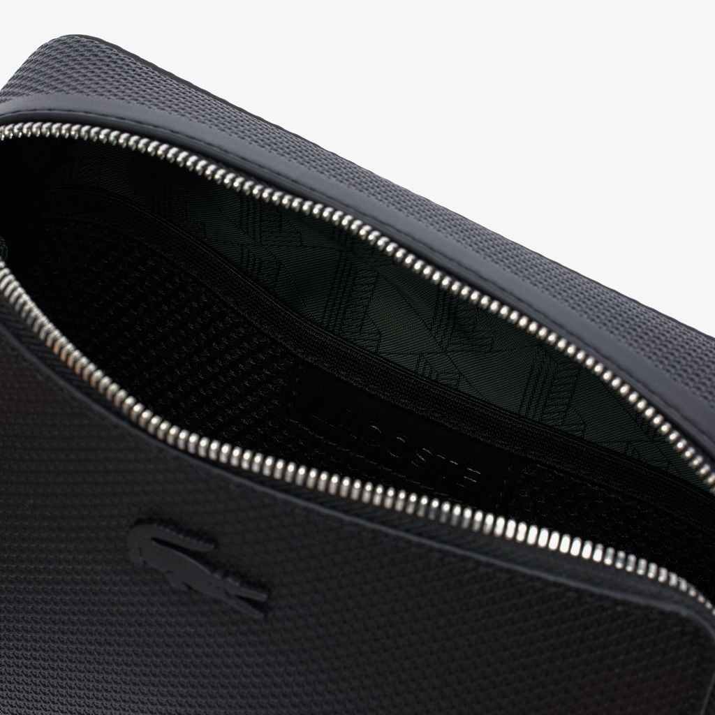 Túi Đeo Chéo Lacoste Unisex Chantaco Cỡ Nhỏ Chất Liệu Da