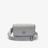 Túi Đeo Chéo Lacoste Unisex Nomogramme Chất Liệu Da Có Nắp Gập