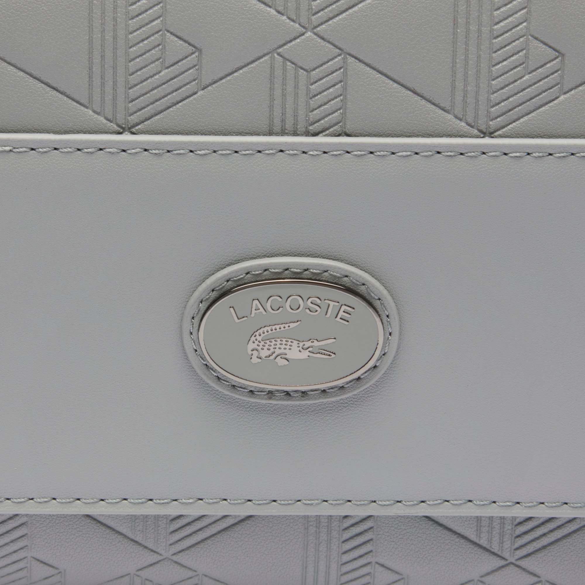 Túi Đeo Chéo Lacoste Unisex Nomogramme Chất Liệu Da Có Nắp Gập