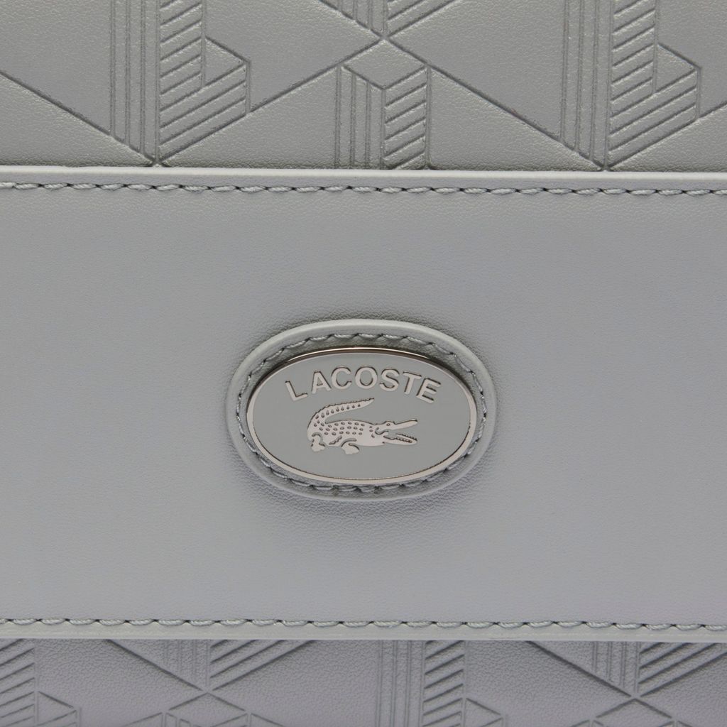 Túi Đeo Chéo Lacoste Unisex Nomogramme Chất Liệu Da Có Nắp Gập