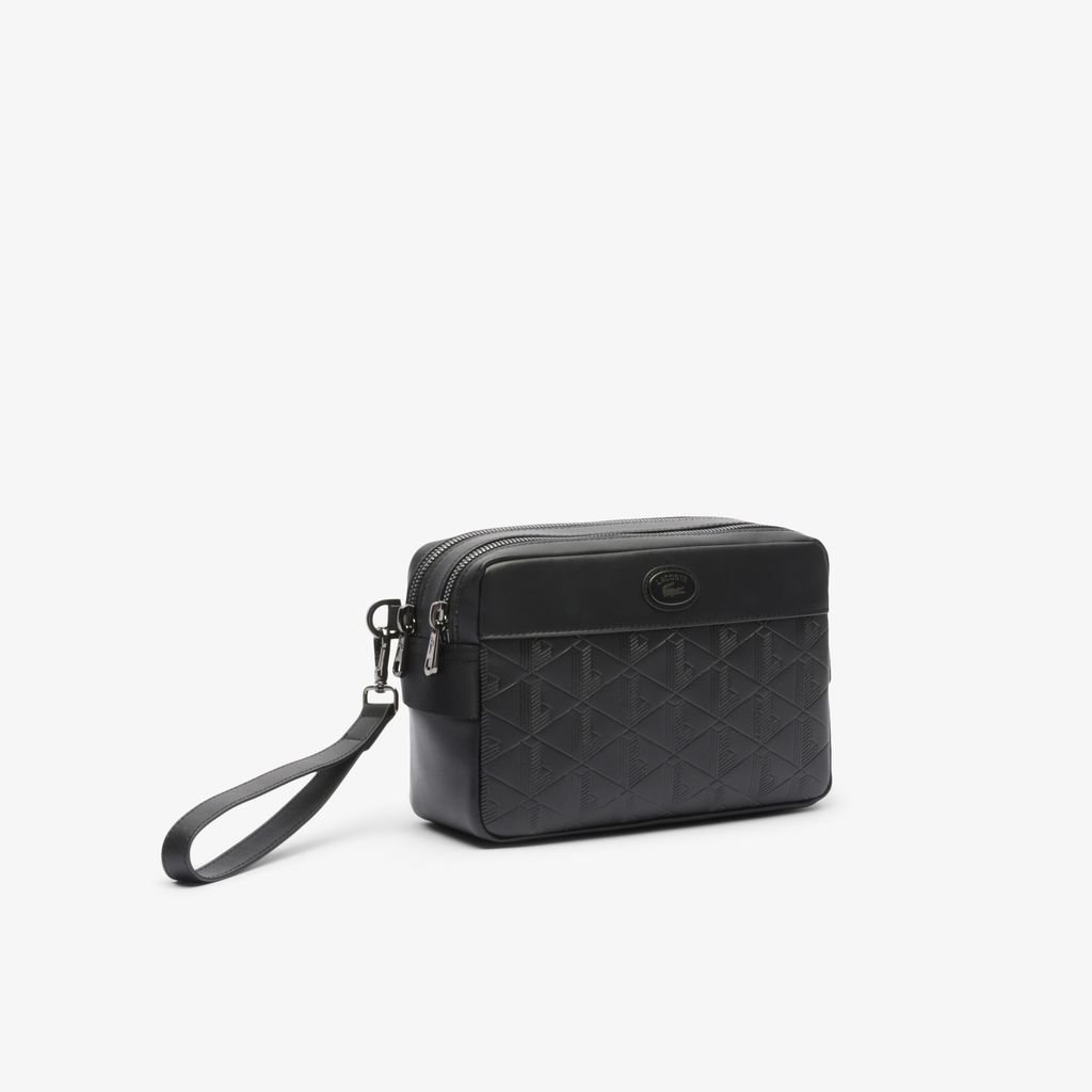 Ví Cầm Tay Lacoste Unisex Nomogramme Chất Liệu Da