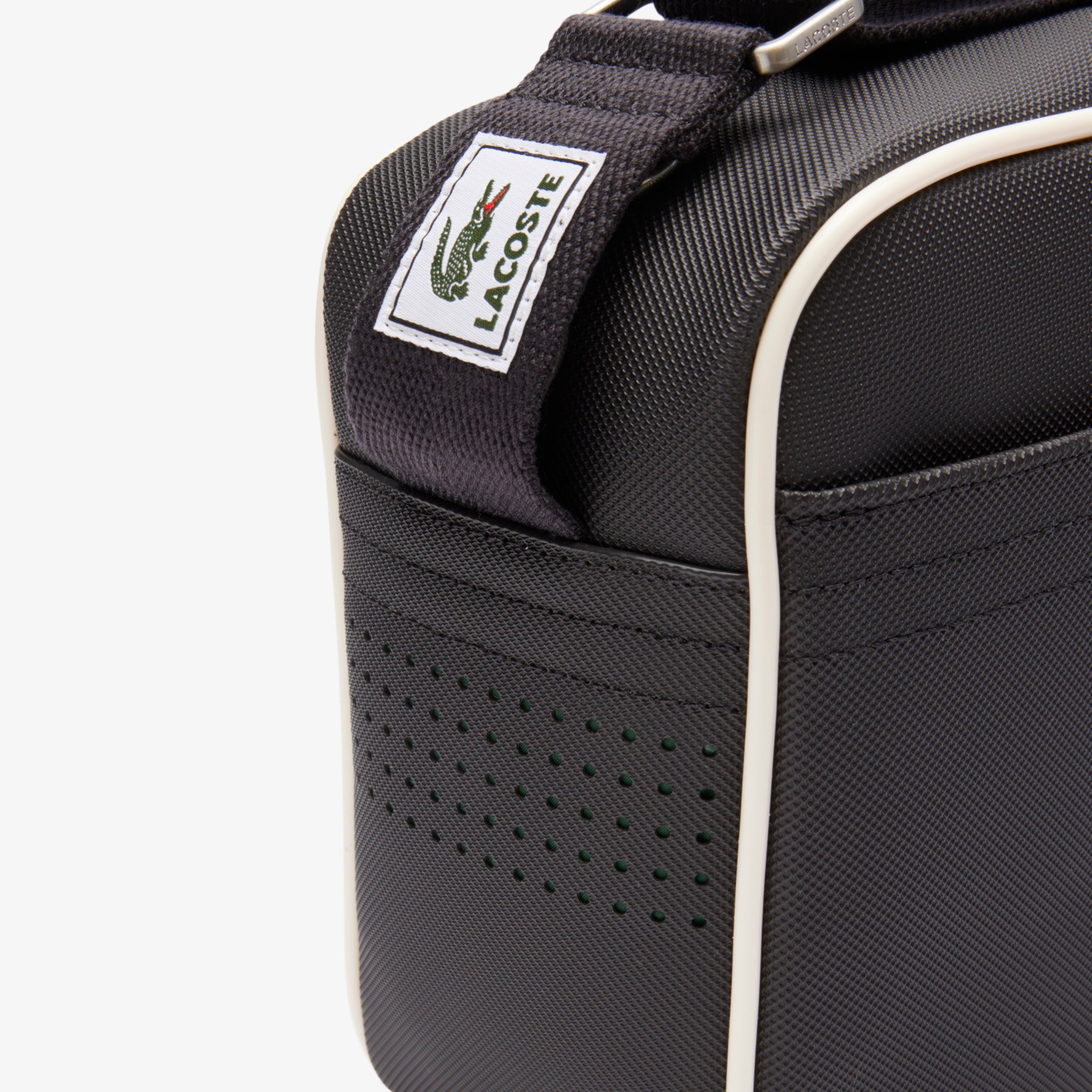 Túi Đeo Chéo Lacoste Unisex Club 1930 Chất Liệu Petit Piqué Cỡ Trung