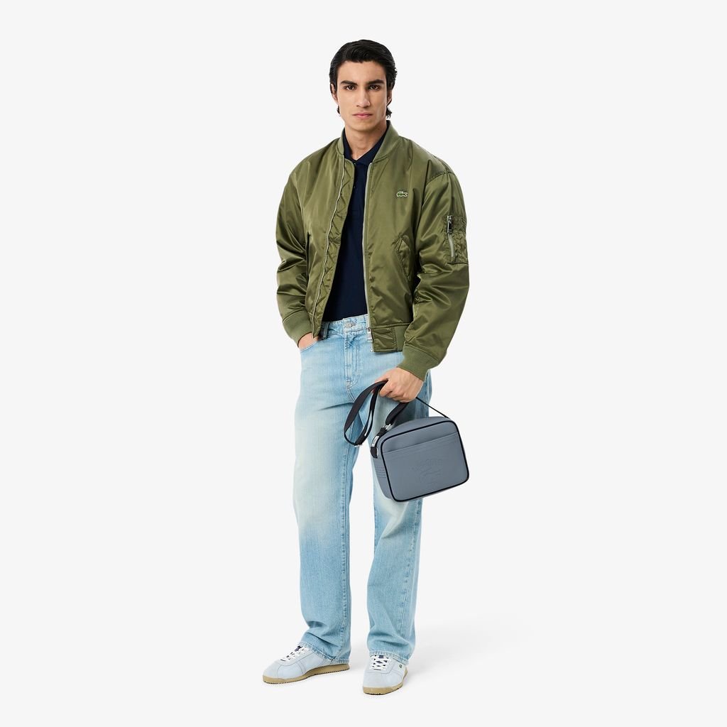 Túi Đeo Chéo Lacoste Unisex Club 1930 Chất Liệu Petit Piqué Cỡ Trung