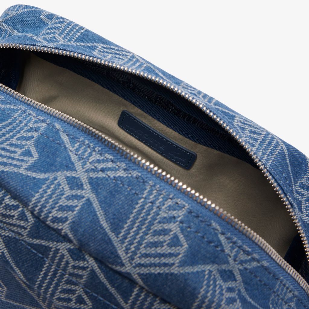 Túi Đựng Đồ Vệ Sinh Cá nhân Lacoste Unisex Neocroc Hoa Văn Jacquard