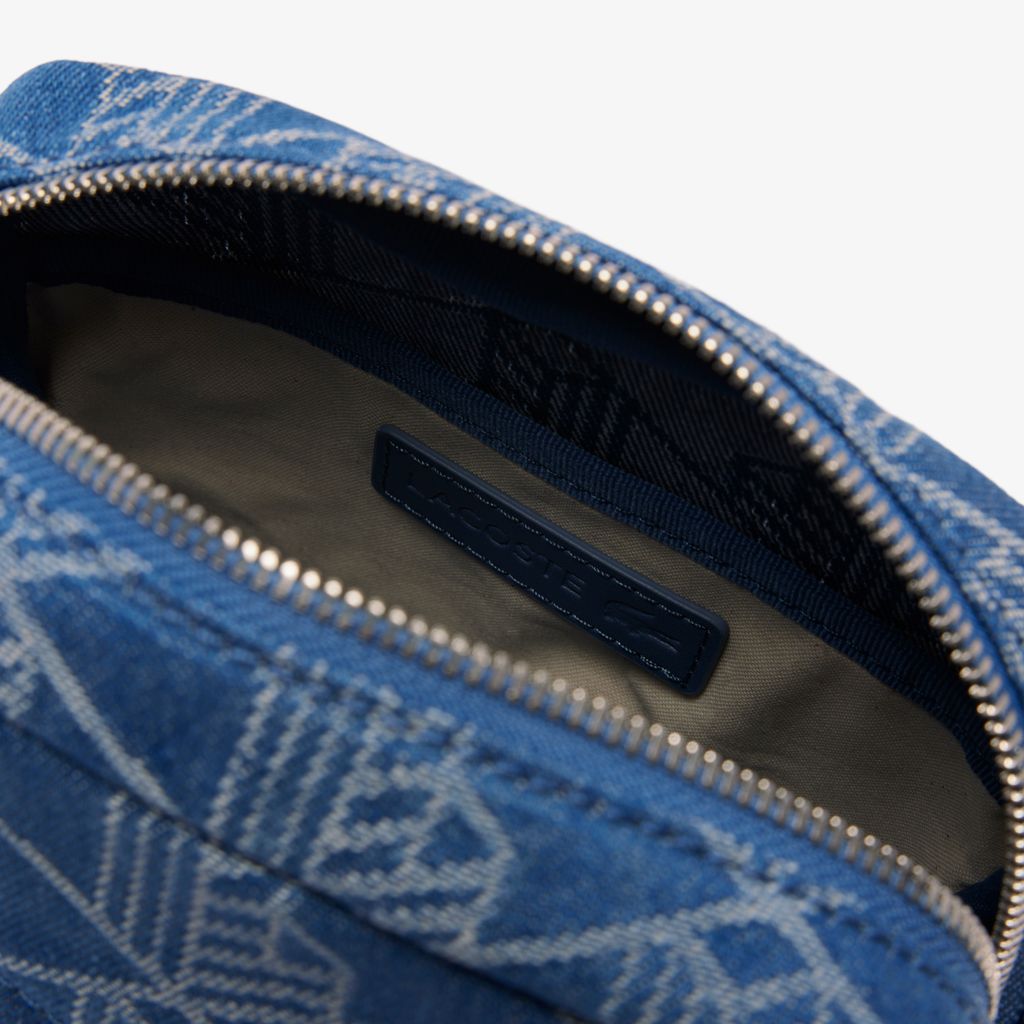 Túi Đeo Chéo Lacoste Unisex Neocroc Neocroc Phom Đứng Họa Tiết Jacquard