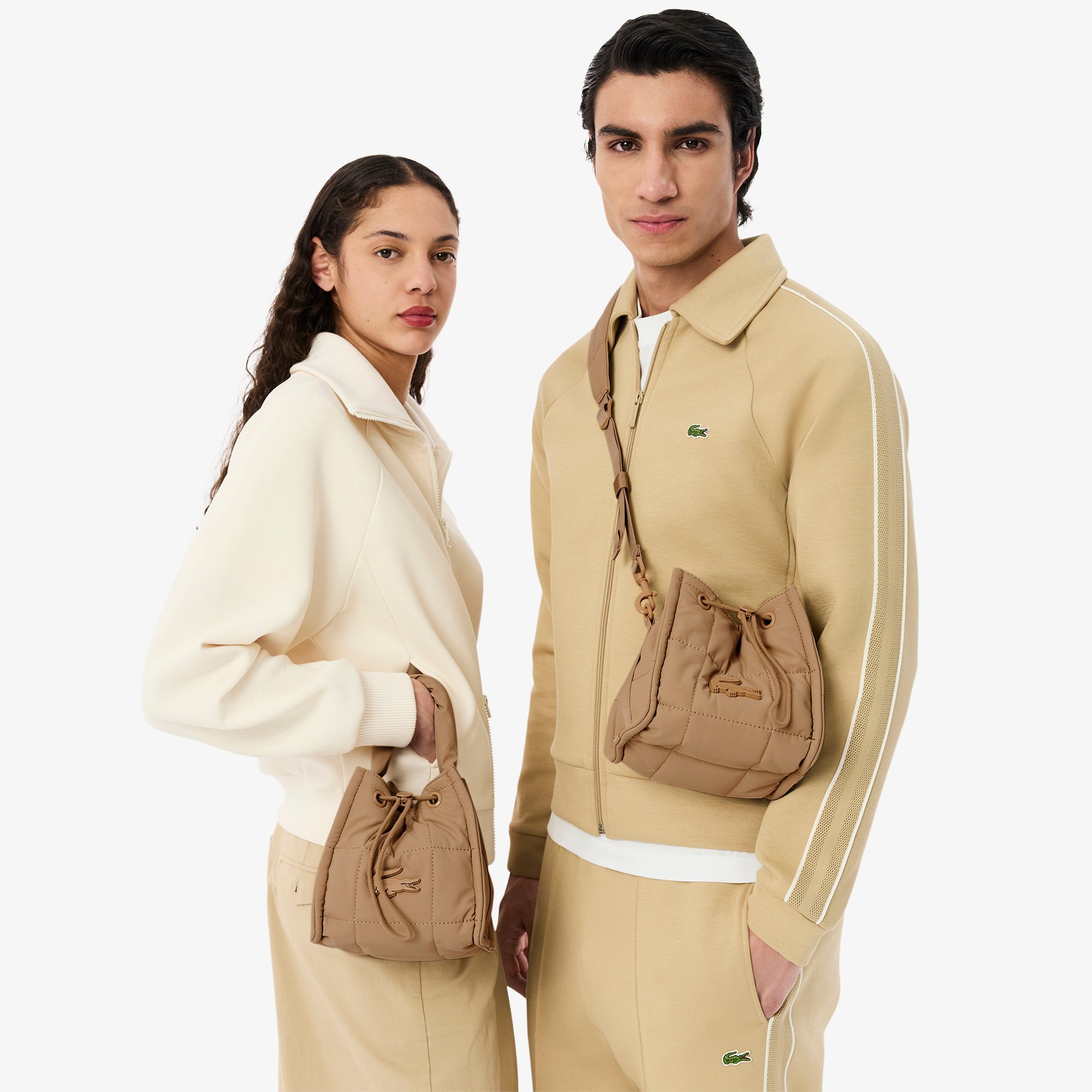 Túi Xô Lacoste Unisex Nylia Chần Bông Cỡ Nhỏ