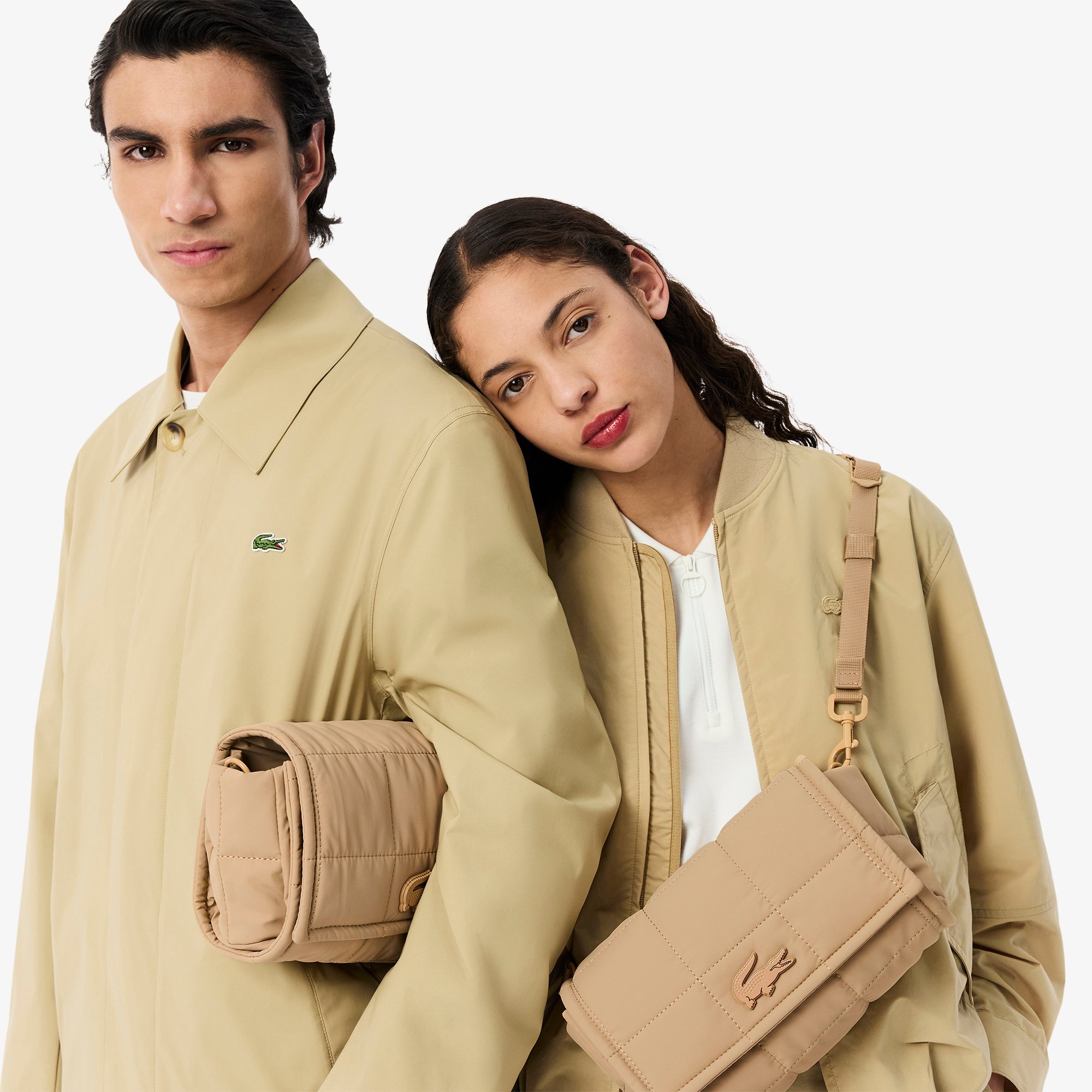 Túi Đeo Vai Lacoste Unisex Nylia Chần Bông
