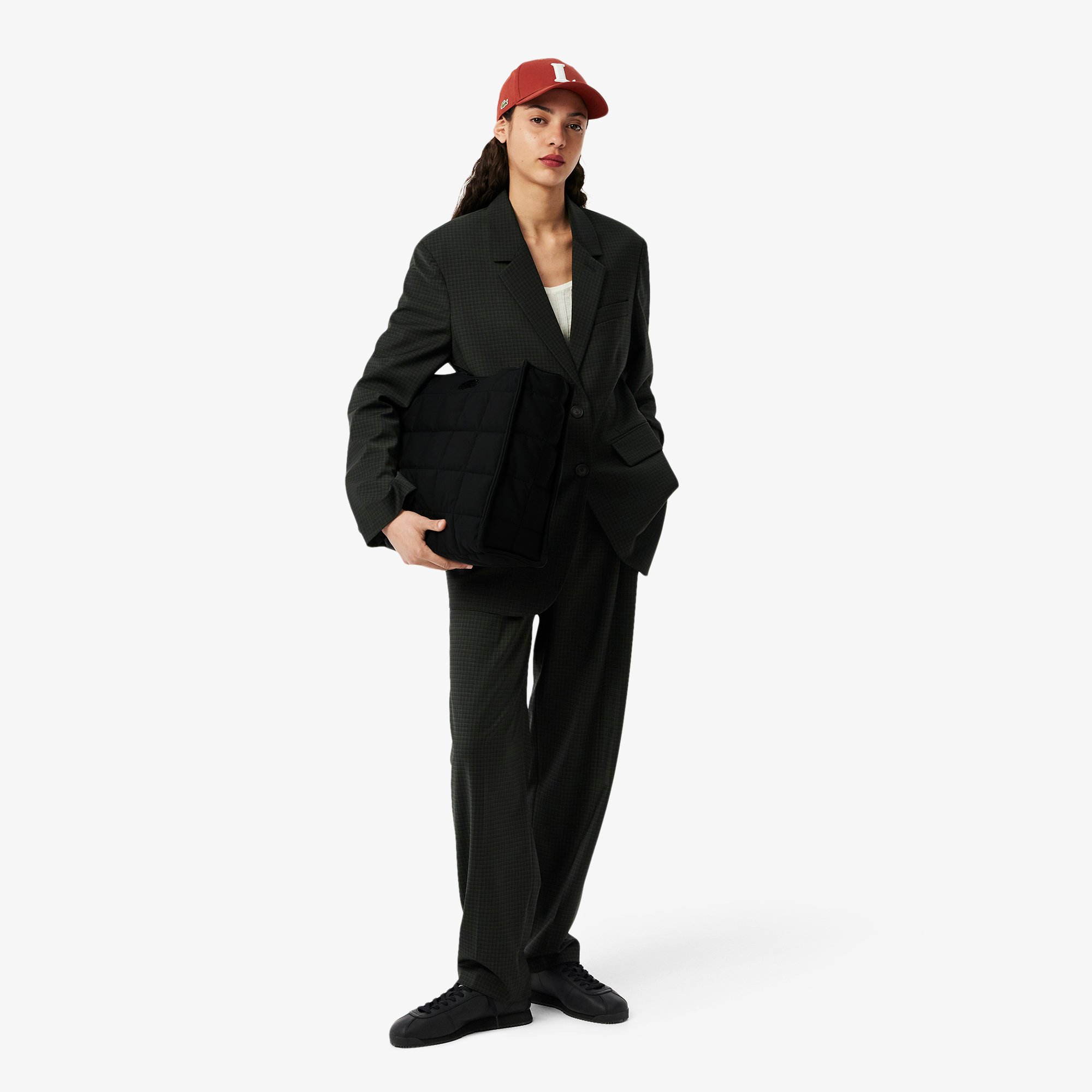 Túi Tote Kèm Túi Nhỏ Lacoste Unisex Nylia Chần Bông XXL