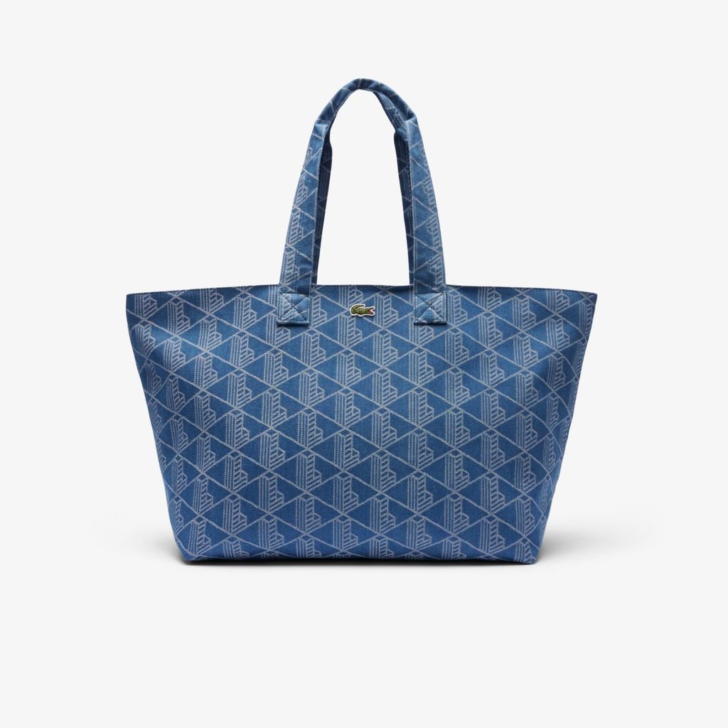 Túi Tote Lacoste Unisex Summer Pack Hoa Văn Jacquard XXL