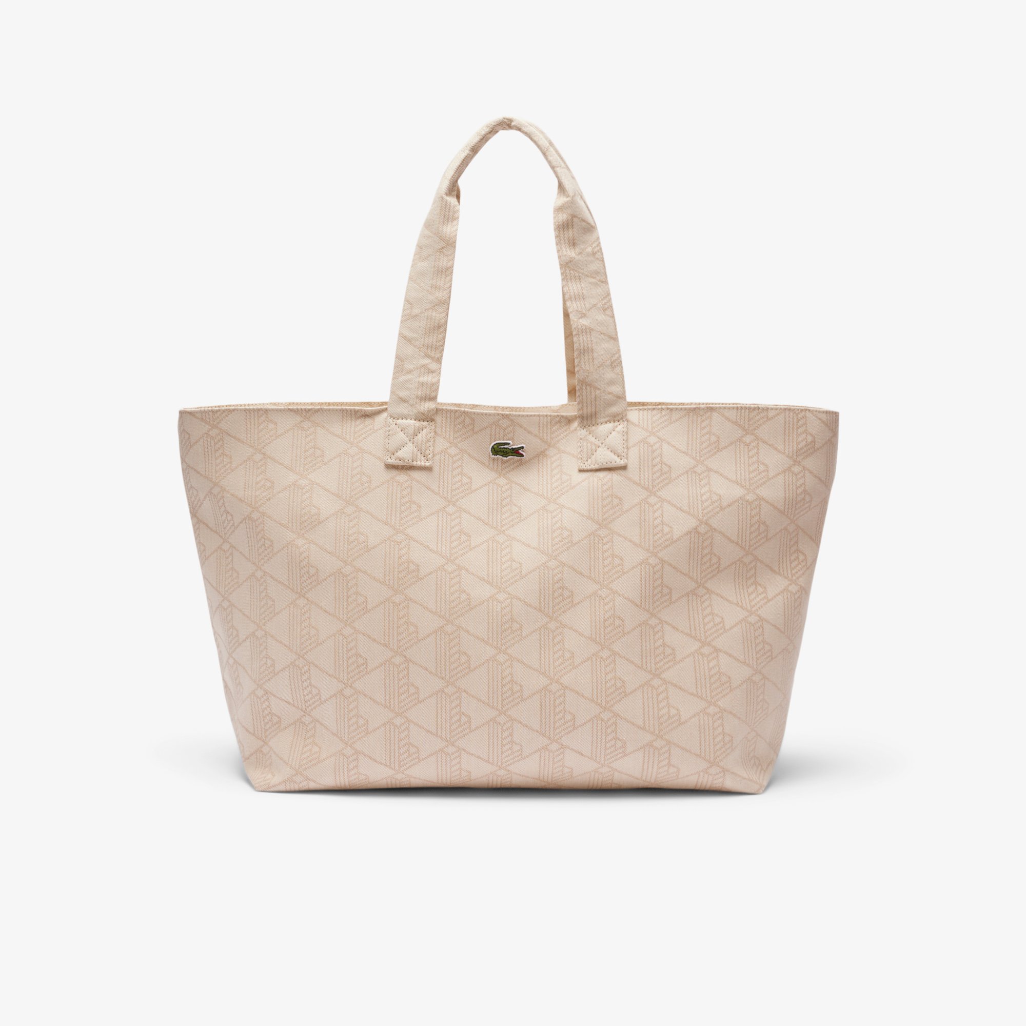 Túi Tote Lacoste Unisex Summer Pack Hoa Văn Jacquard XXL