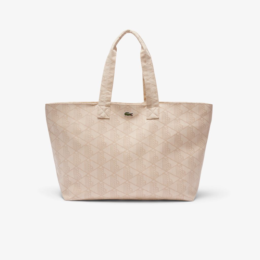 Túi Tote Lacoste Unisex Summer Pack Hoa Văn Jacquard XXL
