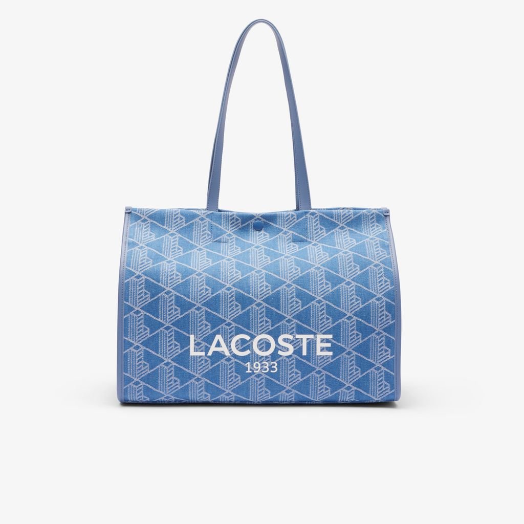 Túi Tote Lacoste Unisex Heritage Chất Liệu Jacquard Cỡ Lớn