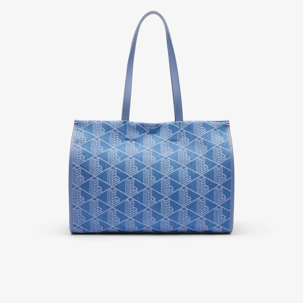 Túi Tote Lacoste Unisex Heritage Chất Liệu Jacquard Cỡ Lớn