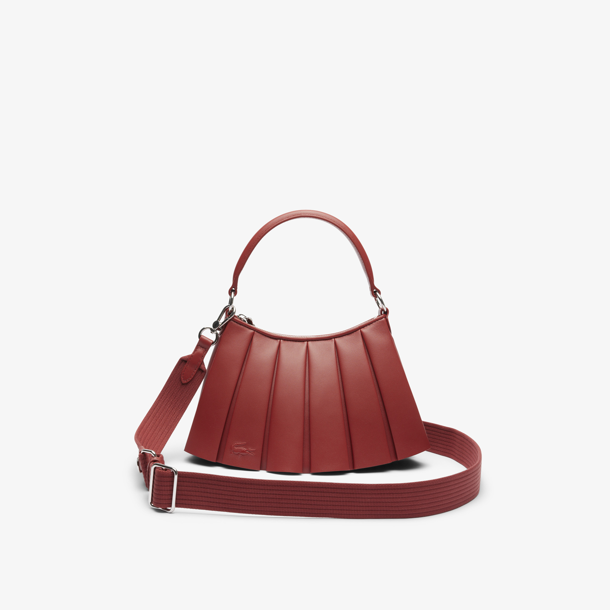 Túi Lacoste Unisex Runway Lenglen Chất Liệu Da Cỡ Nhỏ