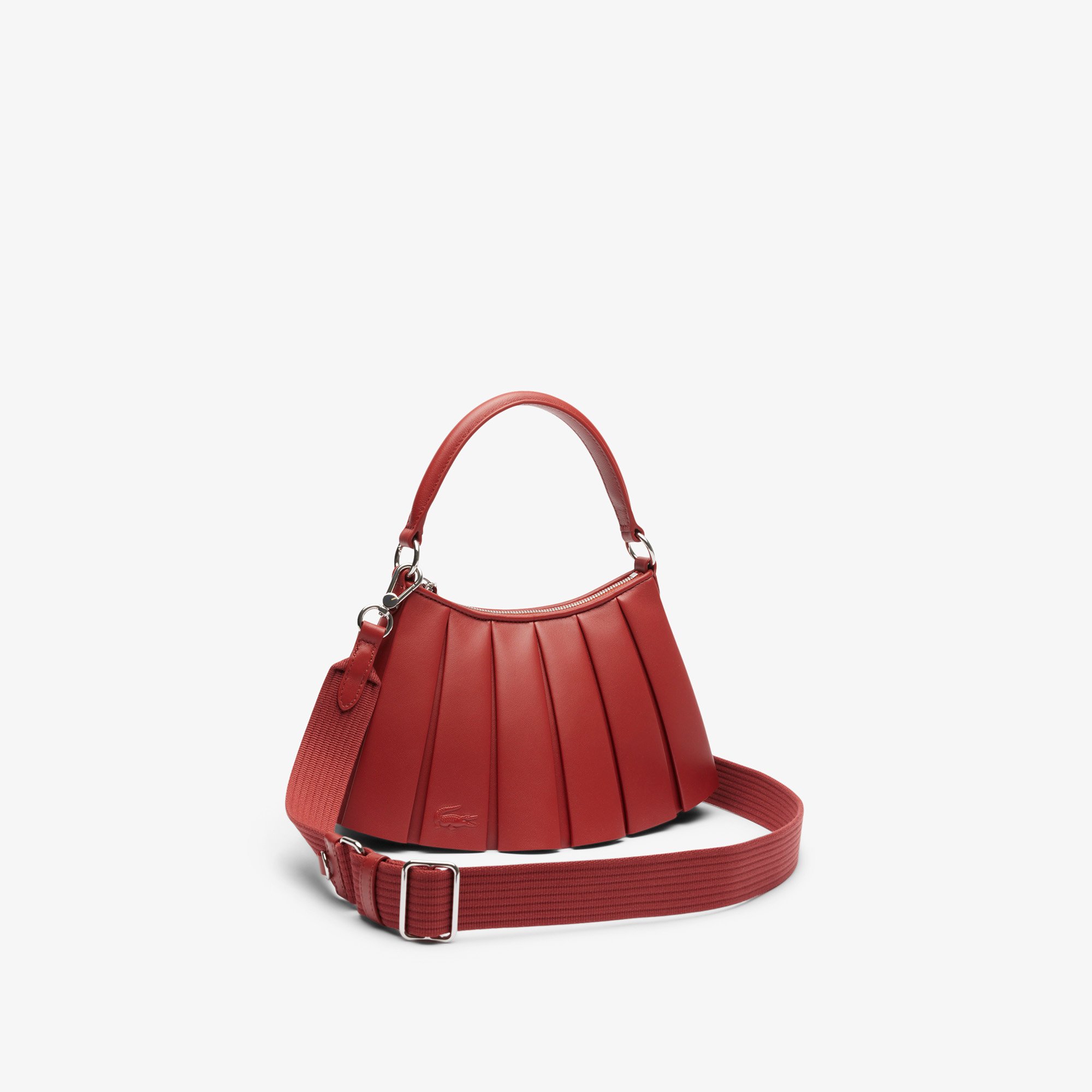 Túi Lacoste Unisex Runway Lenglen Chất Liệu Da Cỡ Nhỏ