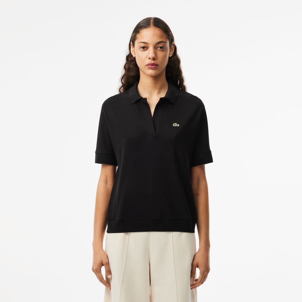 Áo Polo Lacoste Nữ Piqué Dáng Rộng