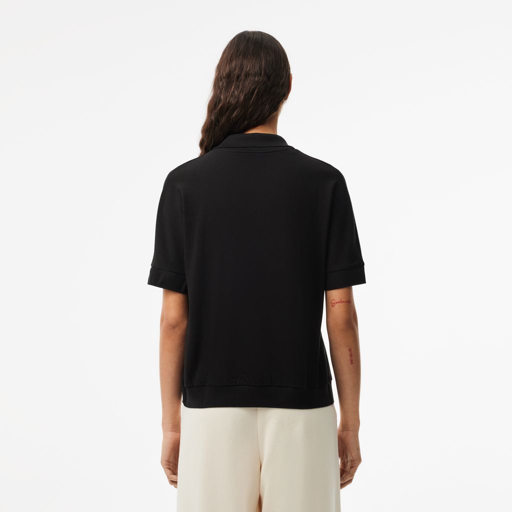 Áo Polo Lacoste Nữ Piqué Dáng Rộng