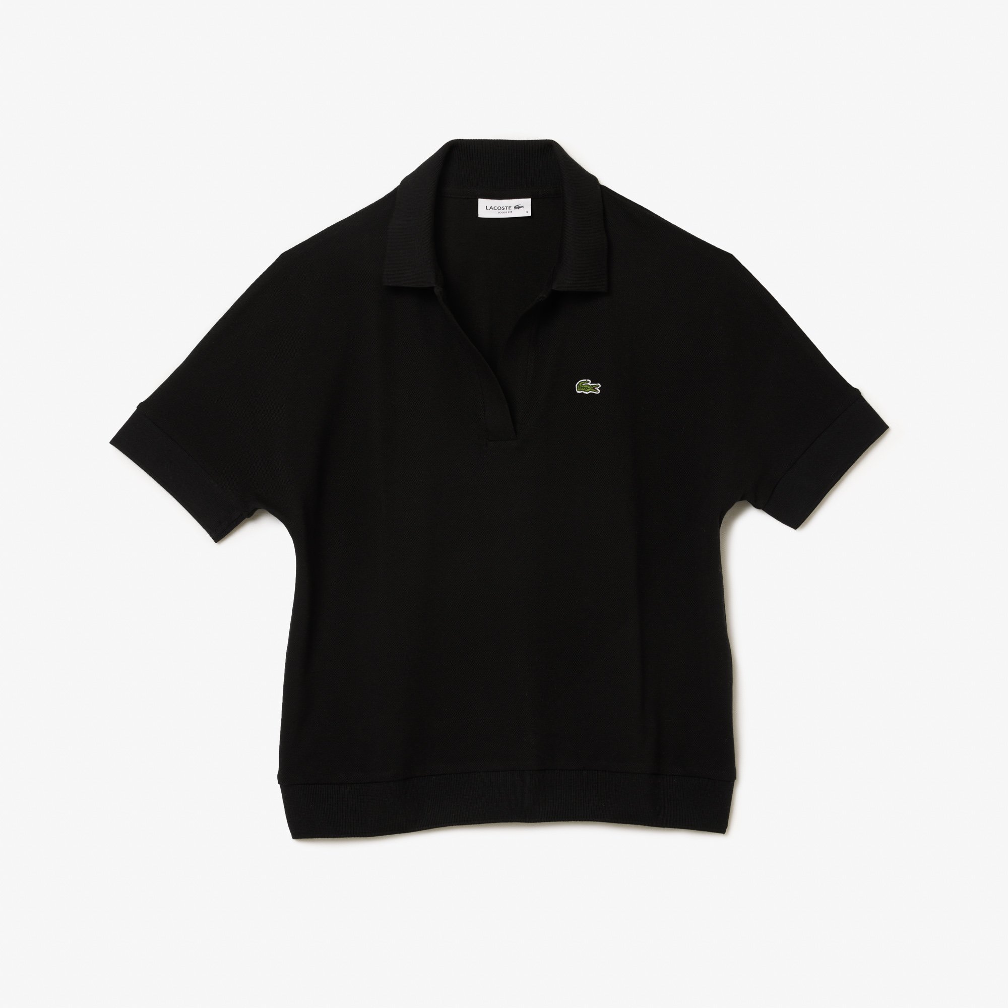 Áo Polo Lacoste Nữ Piqué Dáng Rộng