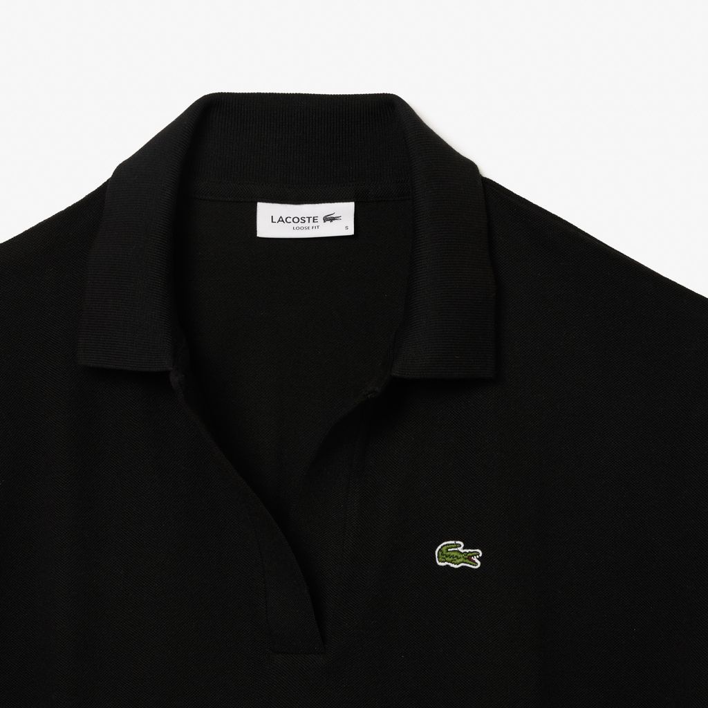 Áo Polo Lacoste Nữ Piqué Dáng Rộng