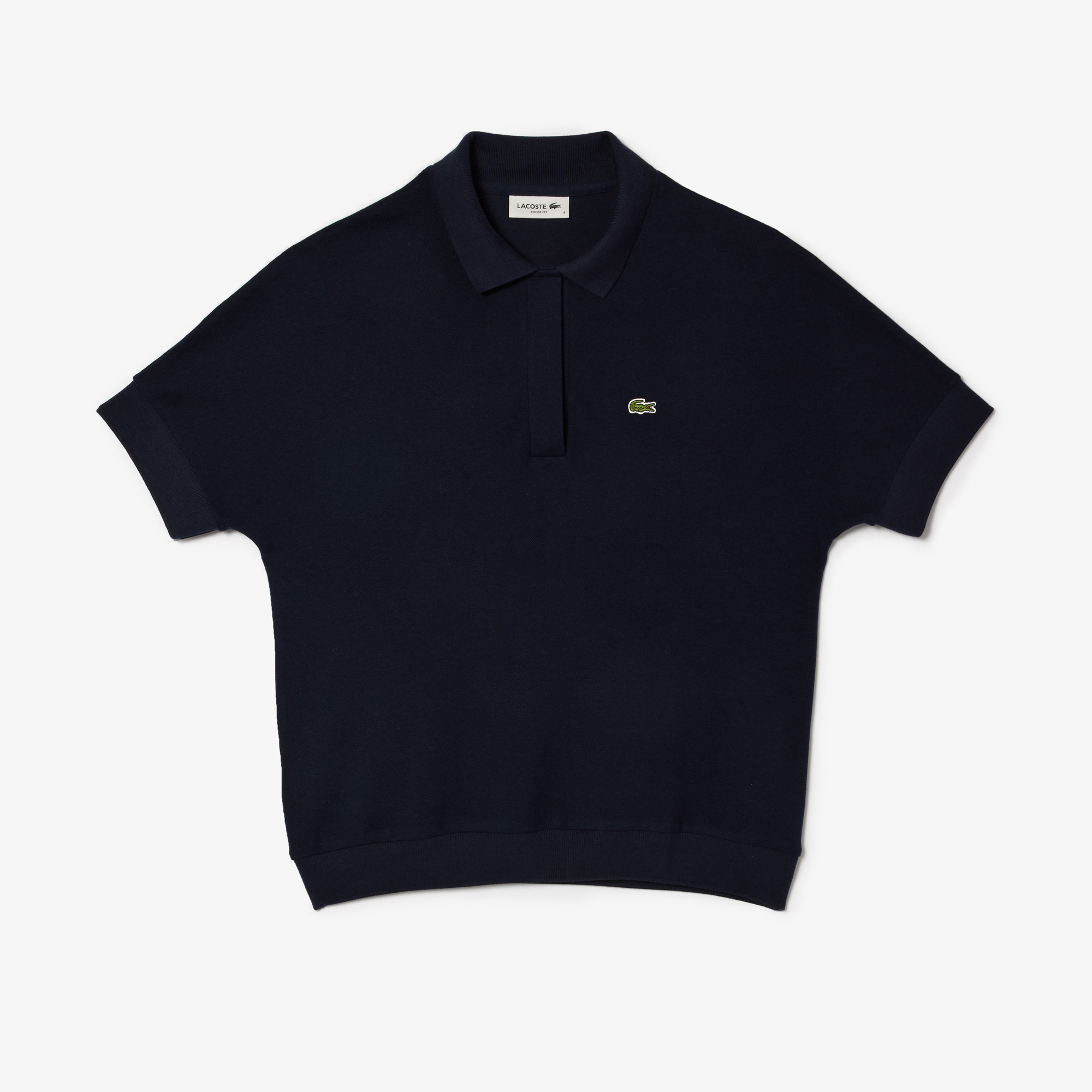 Áo Polo Lacoste Nữ Piqué Dáng Rộng