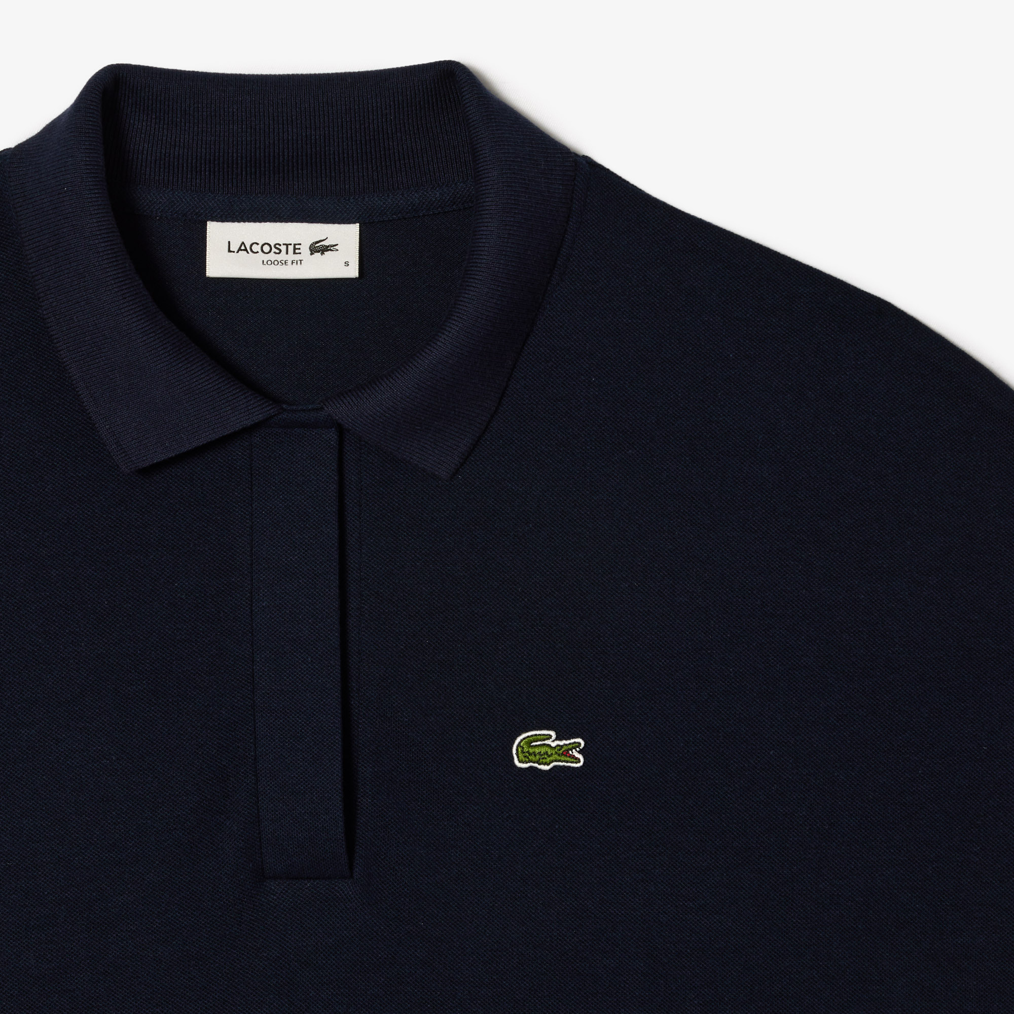 Áo Polo Lacoste Nữ Piqué Dáng Rộng