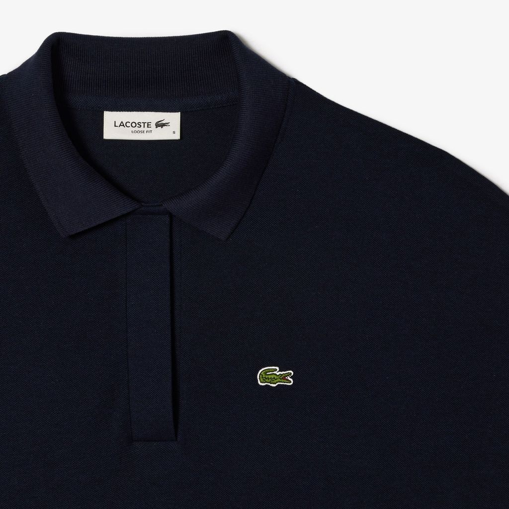 Áo Polo Lacoste Nữ Piqué Dáng Rộng