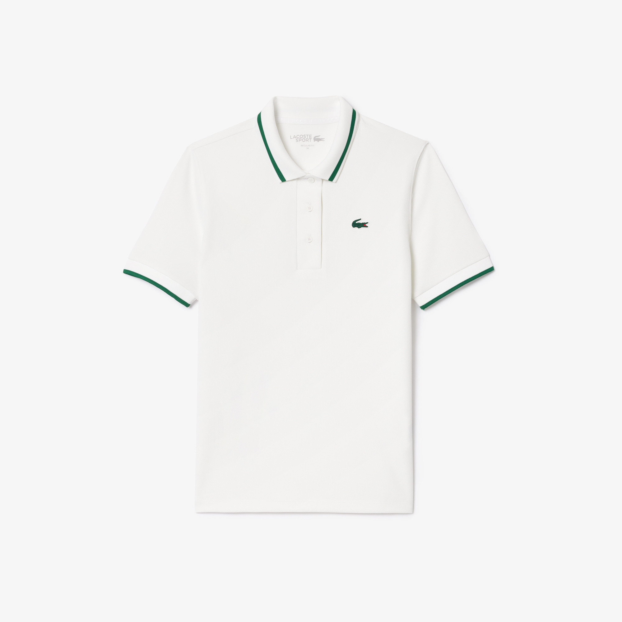 Áo Polo Tennis Lacoste Nữ Cổ Sọc Chống Tia Cực Tím