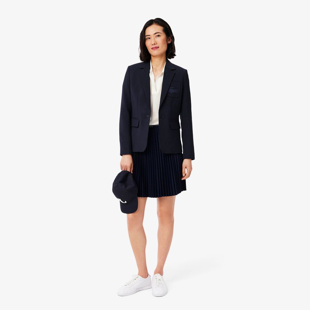 Áo Polo Lacoste Nữ Dáng Rộng Chất Liệu Piqué Mềm Mại